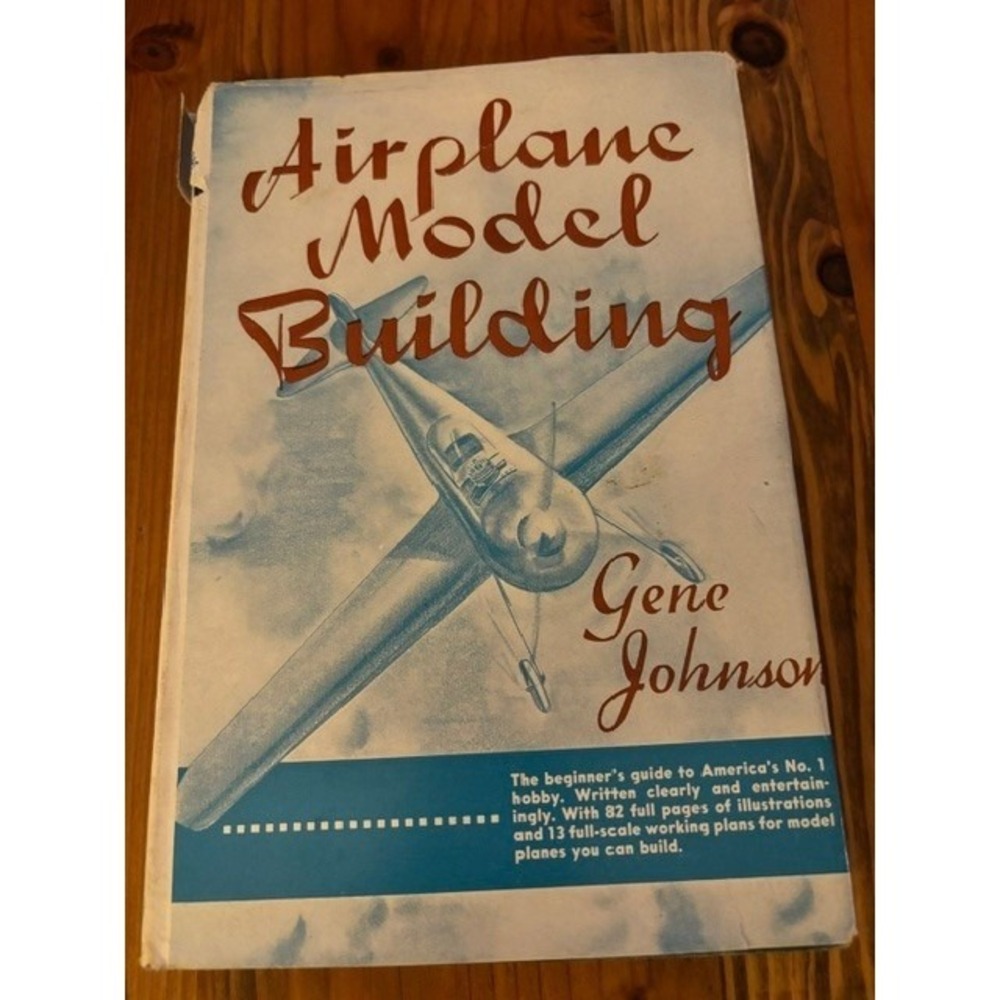 Vintage 1946 Airplane Model Building Gene Johnson Cornell Maritime Press Book